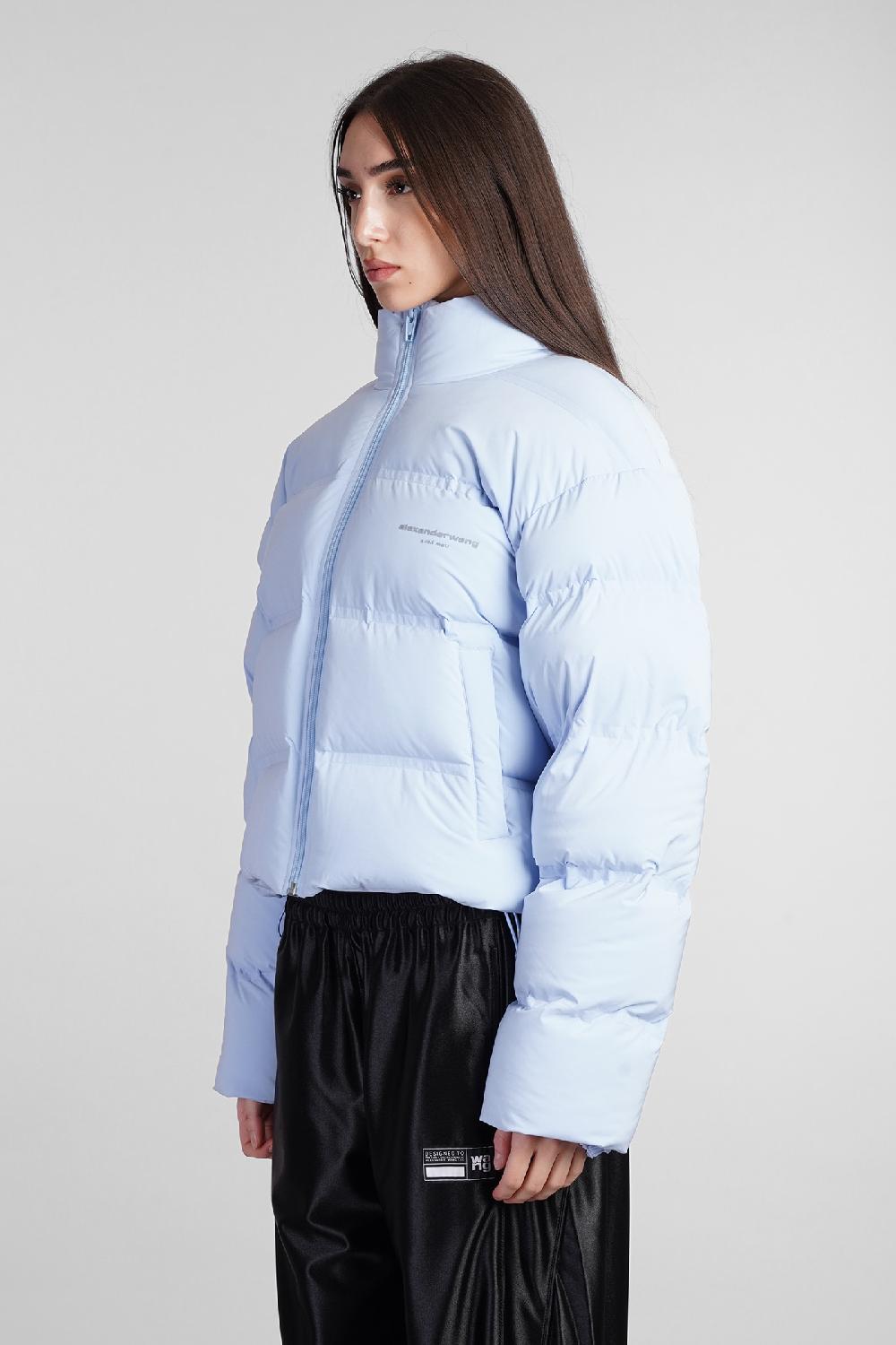 Deliberti Alexander Wang Piumino in poliestere celeste cod. 408612 - Deliberti The Luxury Shopping Saldi