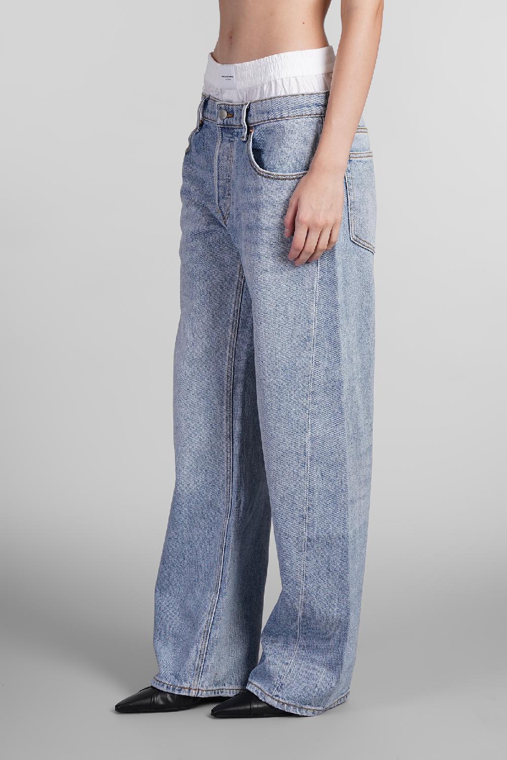 Deliberti Alexander Wang Jeans in cotone blu cod. 401872 - Deliberti The Luxury Shopping Hotsell