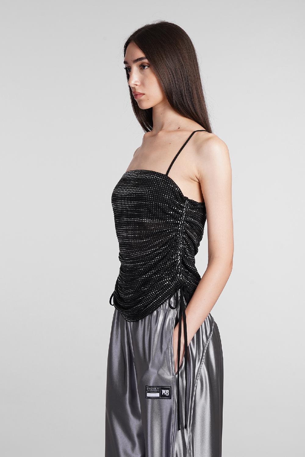 Deliberti Alexander Wang Topwear in poliestere nero cod. 408657 - Deliberti The Luxury Shopping Saldi Di Fabbrica