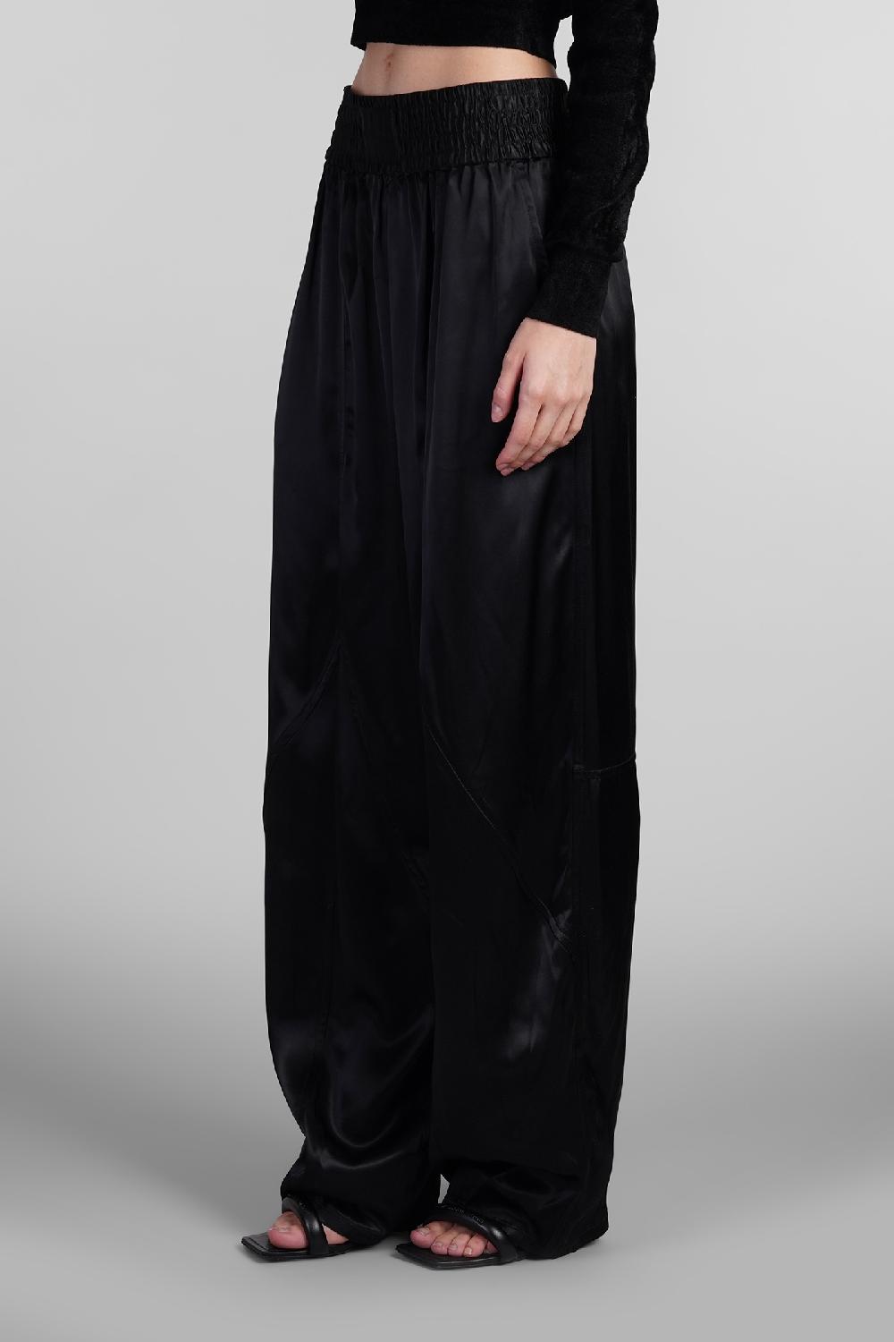Deliberti Alexander Wang Pantalone in viscosa nera cod. 408658 - Deliberti The Luxury Shopping Nuova