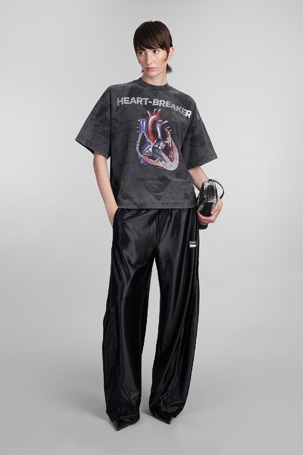 Deliberti Alexander Wang T-shirt in cotone grigio cod. 401750 - Deliberti The Luxury Shopping Italy