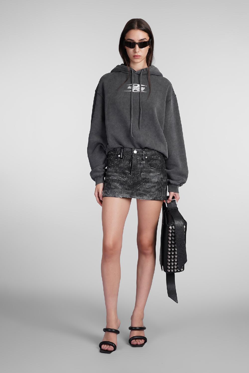 Deliberti Alexander Wang Gonna in cotone nero cod. 408659 - Deliberti The Luxury Shopping Italia