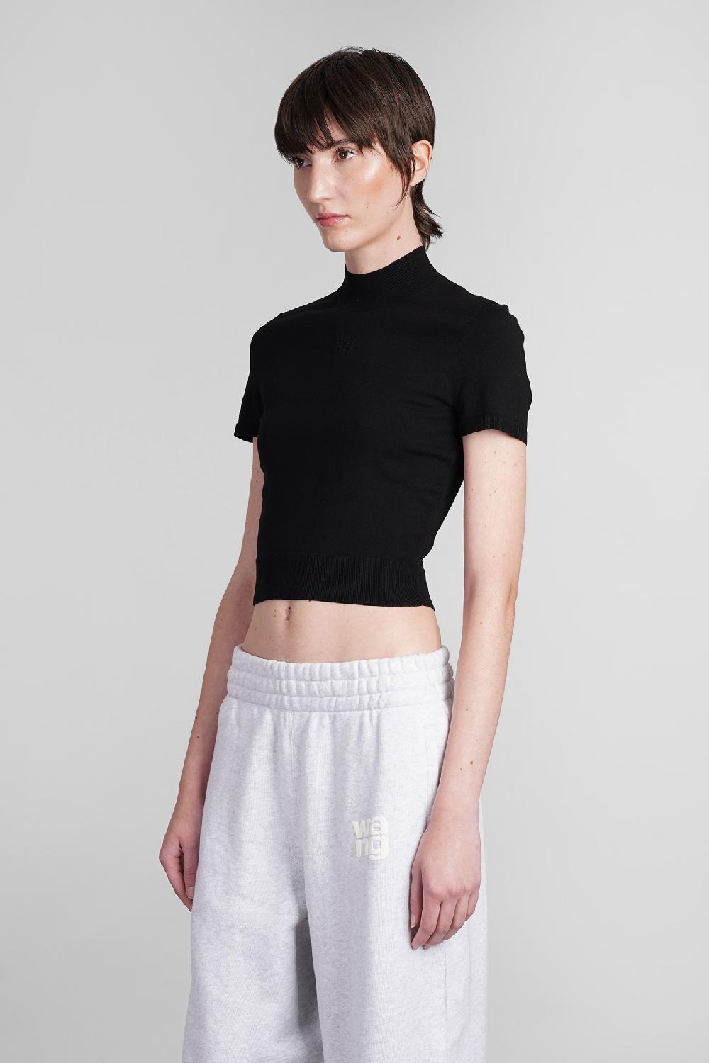 Deliberti Alexander Wang Topwear in viscosa nera cod. 401867 - Deliberti The Luxury Shopping Vendita