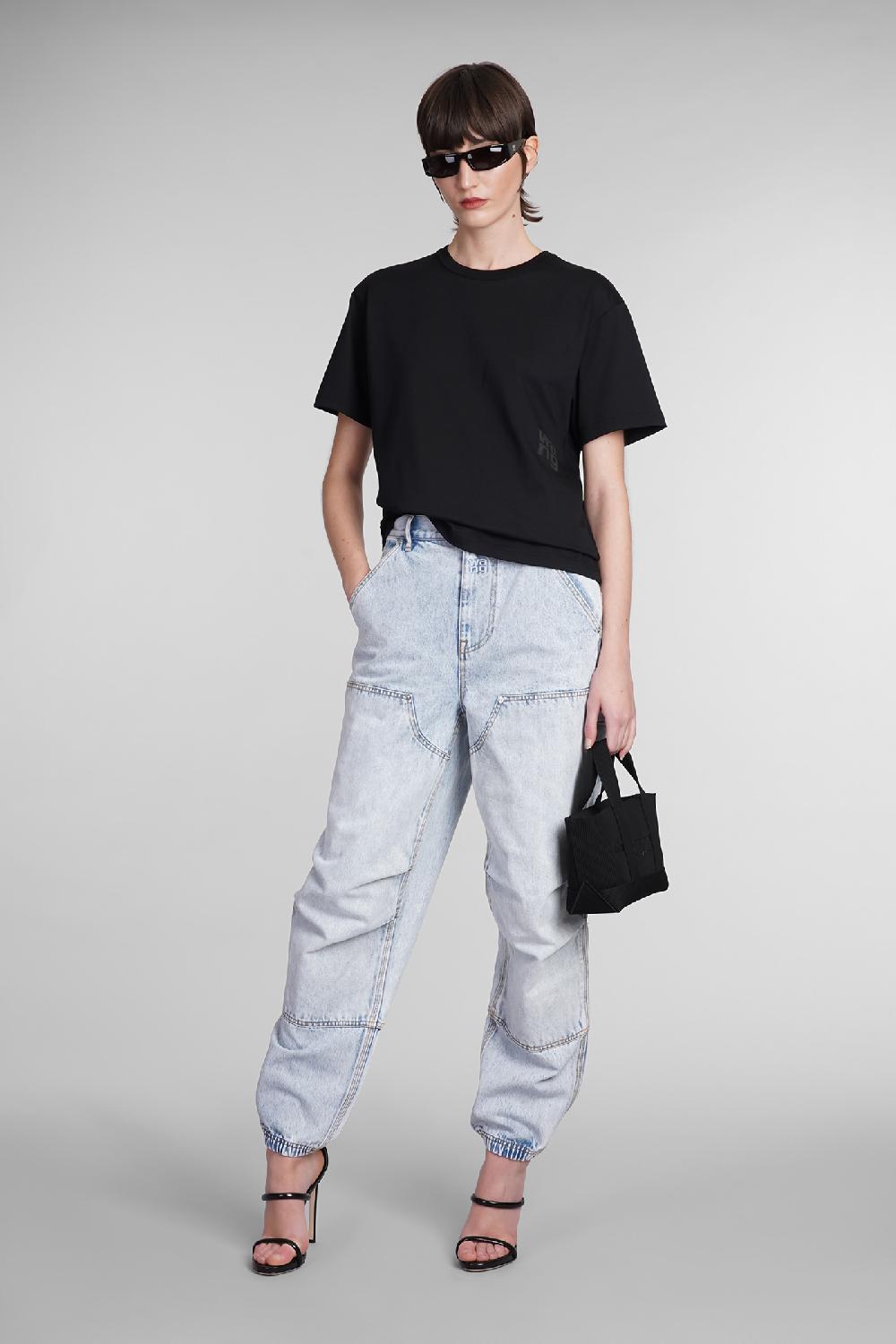 Deliberti Alexander Wang T-shirt in cotone nero cod. 391817 - Deliberti The Luxury Shopping Promozione