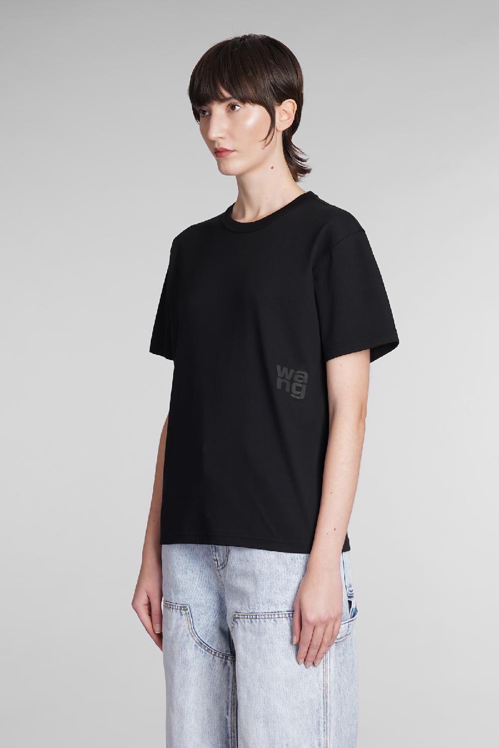Deliberti Alexander Wang T-shirt in cotone nero cod. 391817 - Deliberti The Luxury Shopping Promozione