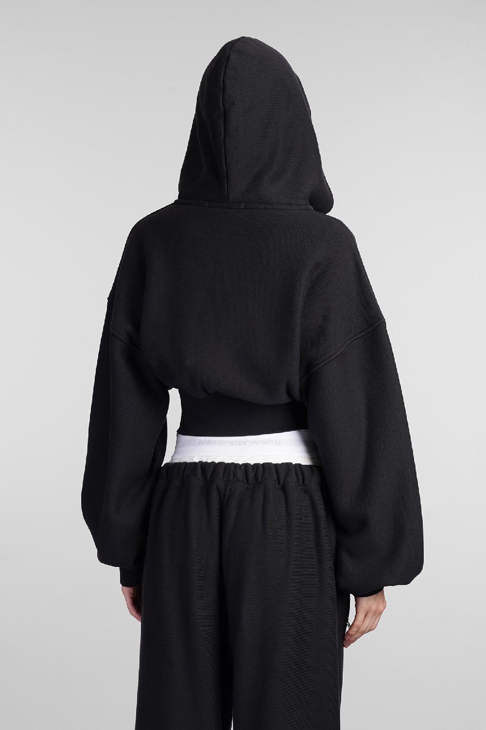 Deliberti Alexander Wang Felpa in cotone nero cod. 408602 - Deliberti The Luxury Shopping Spedizione Gratuita
