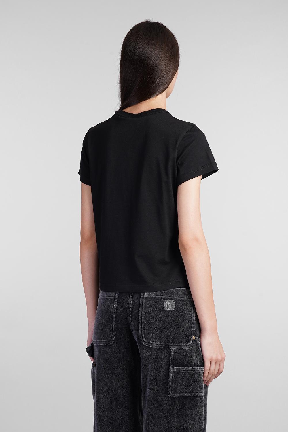 Deliberti Alexander Wang T-shirt in cotone nero cod. 408604 - Deliberti The Luxury Shopping Soddisfazione Garantita