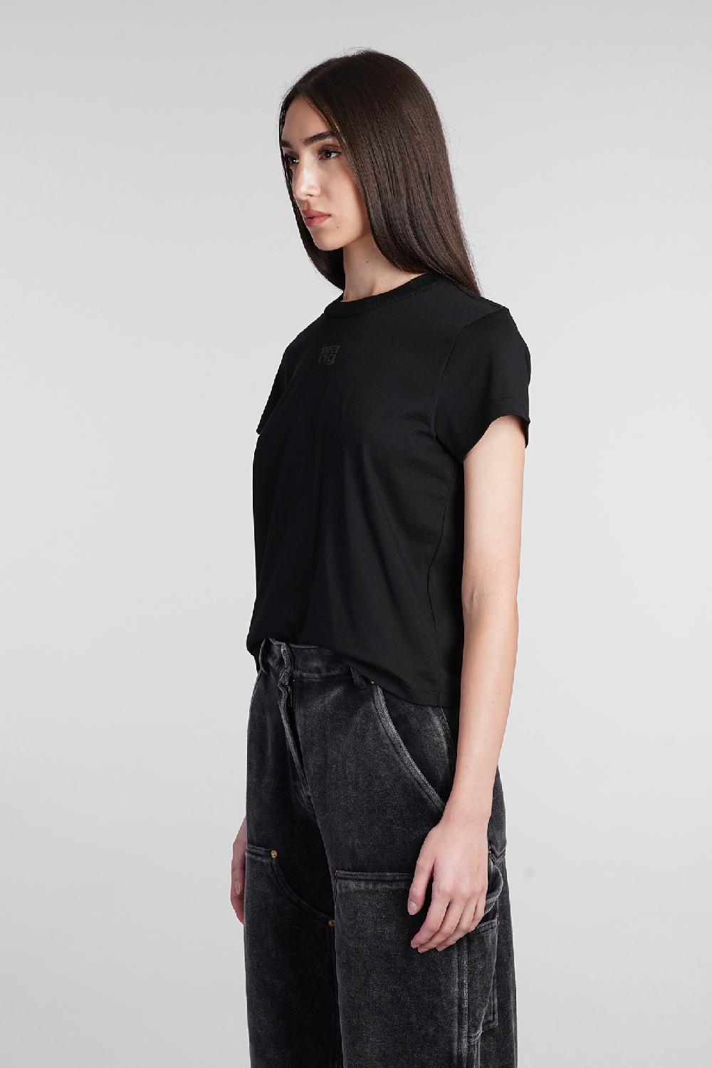 Deliberti Alexander Wang T-shirt in cotone nero cod. 408604 - Deliberti The Luxury Shopping Soddisfazione Garantita