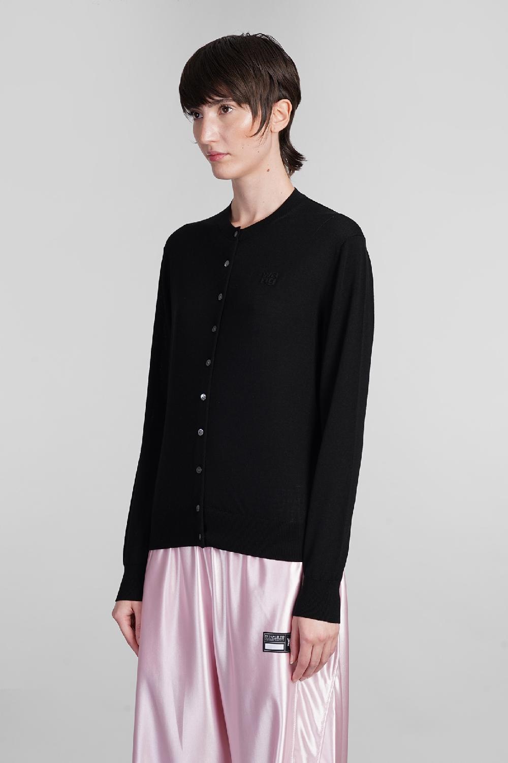 Deliberti Alexander Wang Cardigan in lana nera cod. 401761 - Deliberti The Luxury Shopping Negozi Online