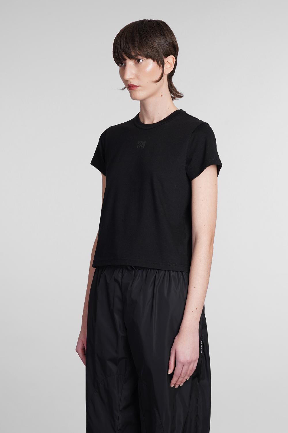 Deliberti Alexander Wang T-shirt in cotone nero cod. 369263 - Deliberti The Luxury Shopping Consegna Veloce