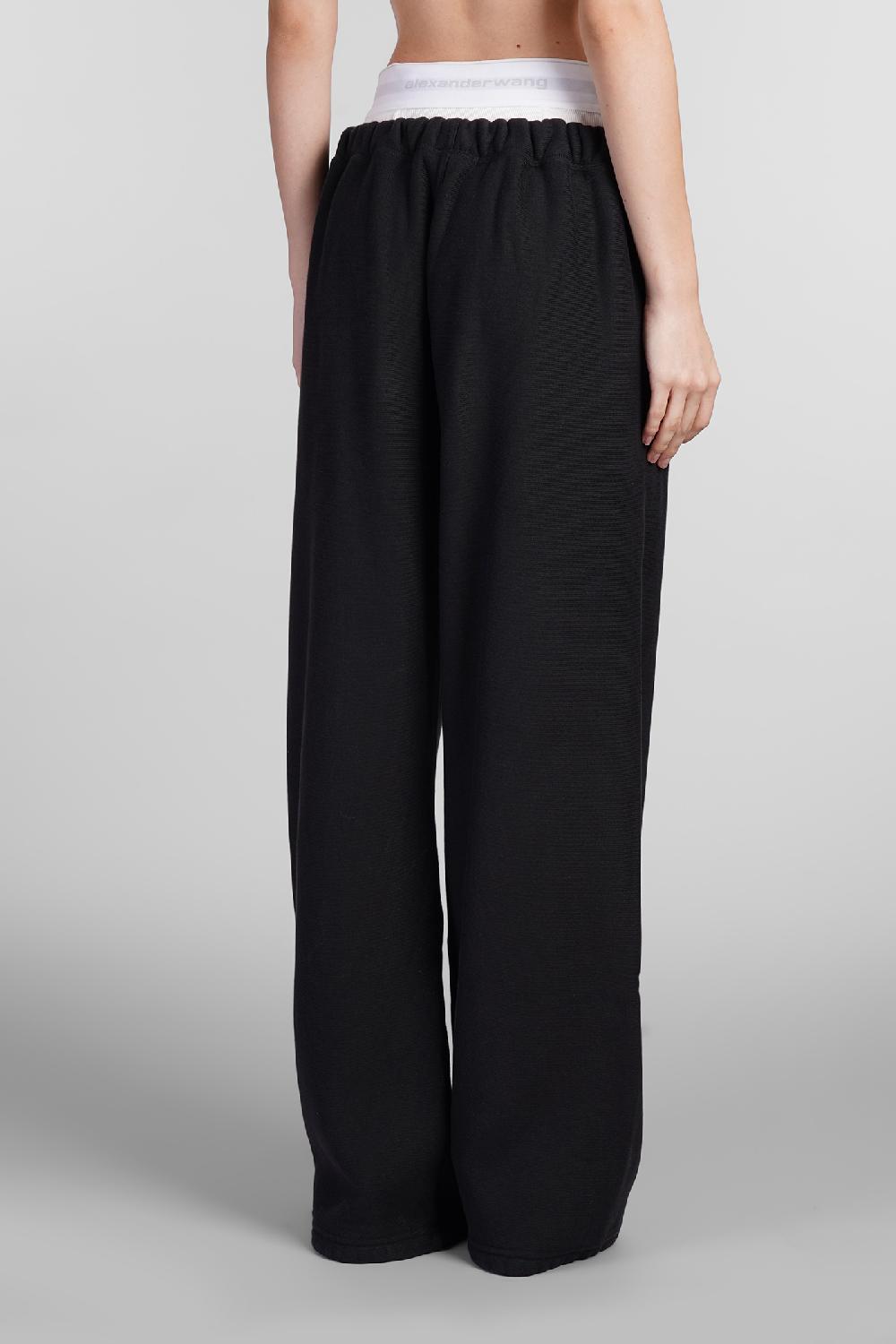 Deliberti Alexander Wang Pantalone in cotone nero cod. 392044 - Deliberti The Luxury Shopping Shopping Online