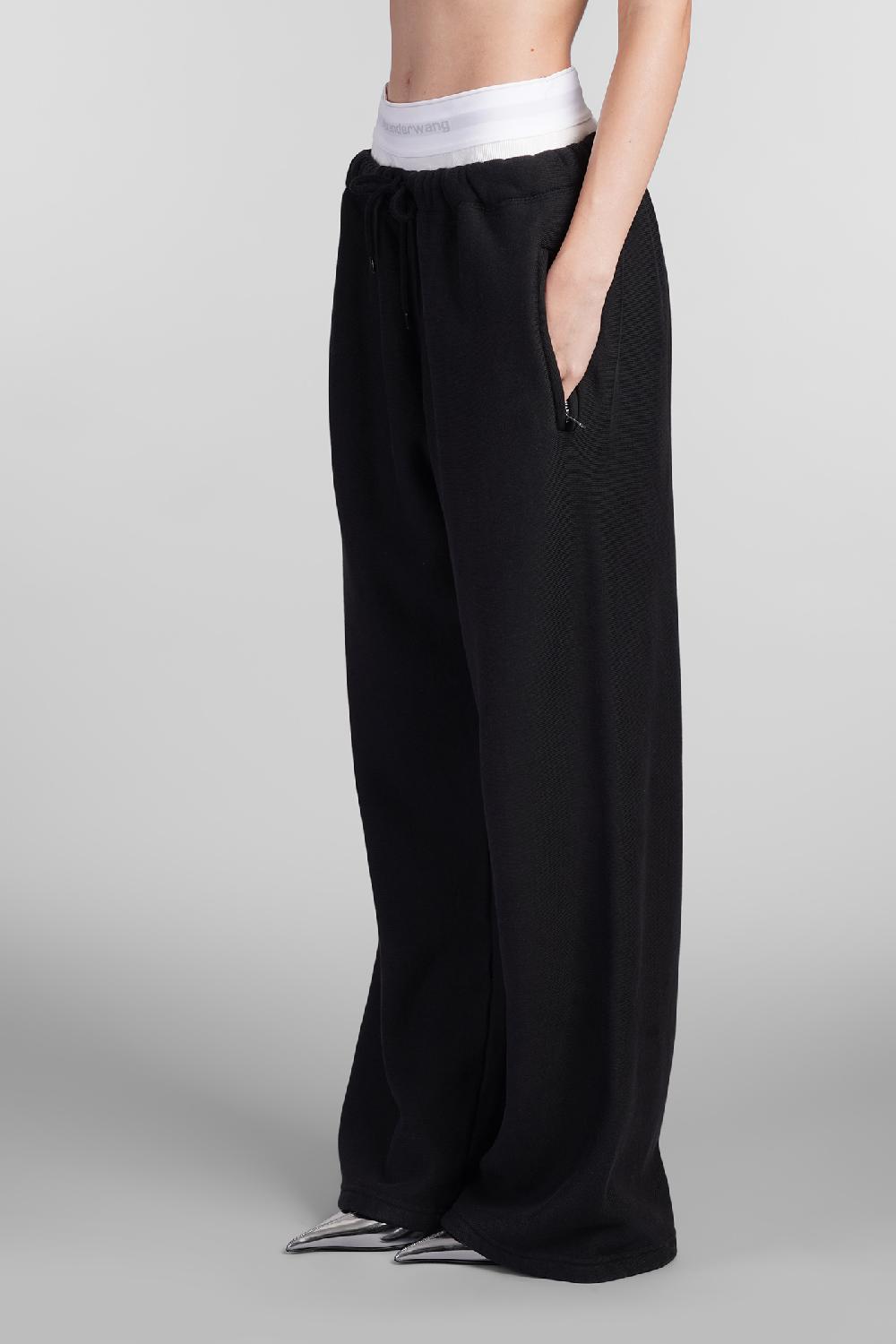 Deliberti Alexander Wang Pantalone in cotone nero cod. 392044 - Deliberti The Luxury Shopping Shopping Online