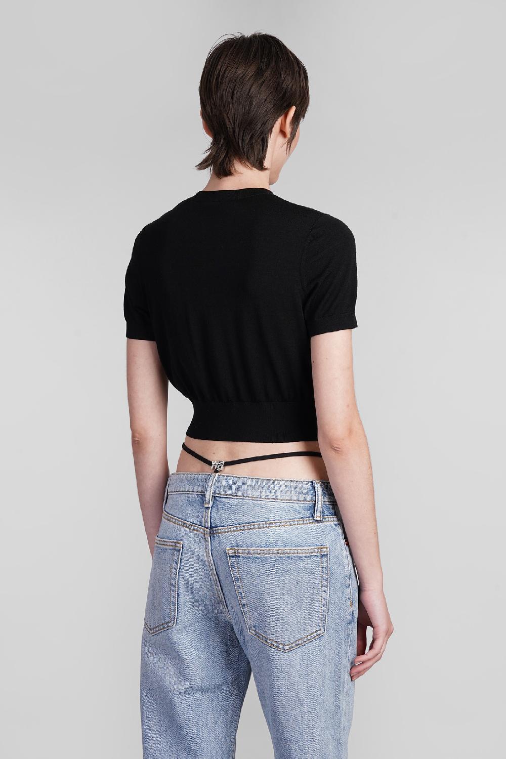 Deliberti Alexander Wang Topwear in lana nera cod. 401758 - Deliberti The Luxury Shopping Novità