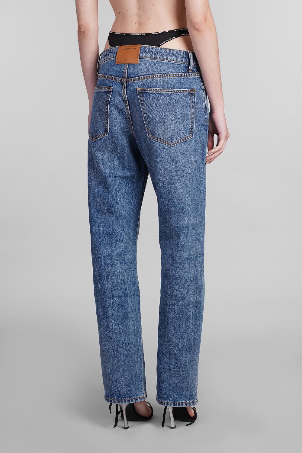 Deliberti Alexander Wang Jeans in cotone blu cod. 401871 - Deliberti The Luxury Shopping Offerta
