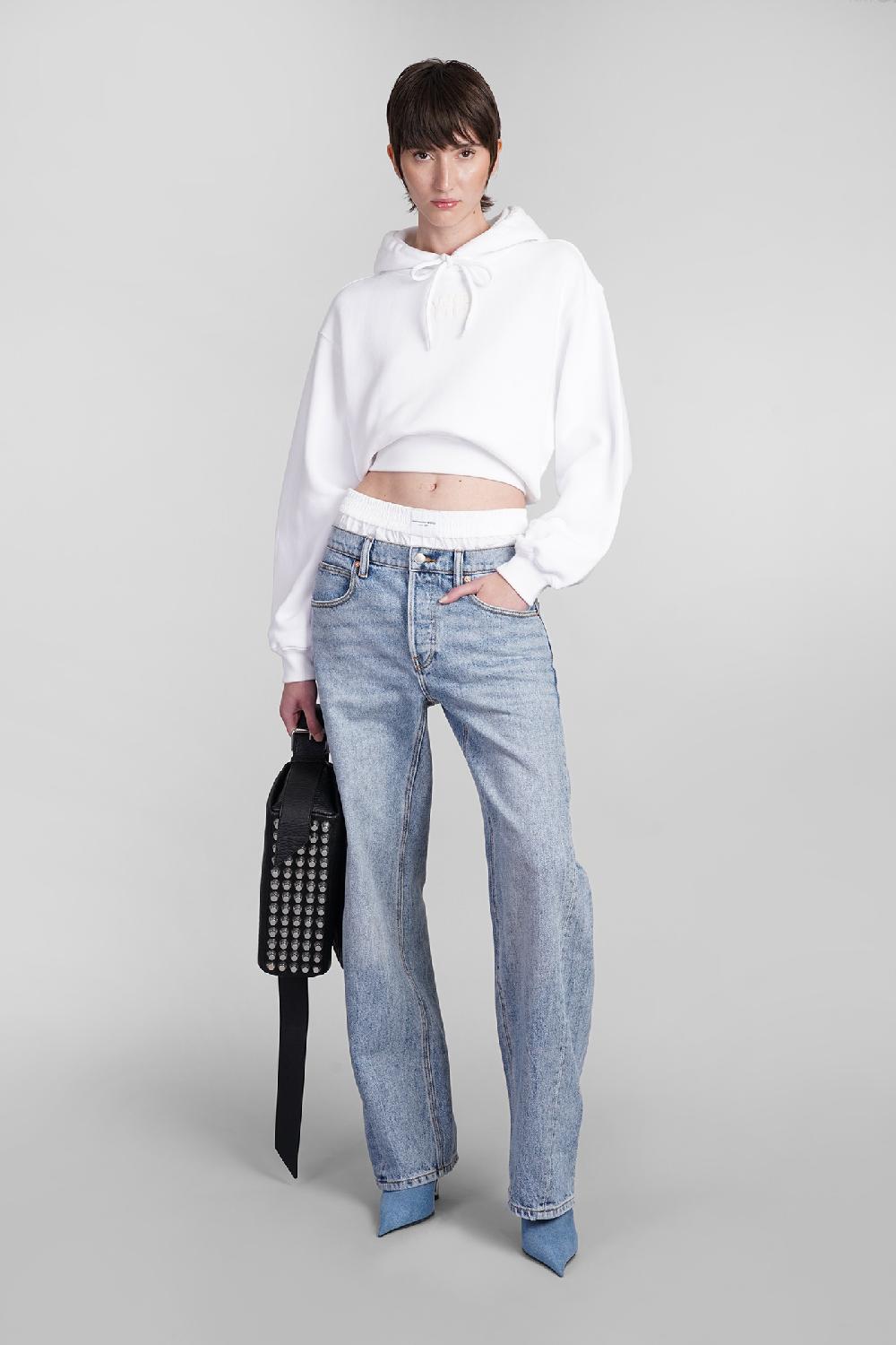 Deliberti Alexander Wang Felpa in cotone bianco cod. 401753 - Deliberti The Luxury Shopping Economico