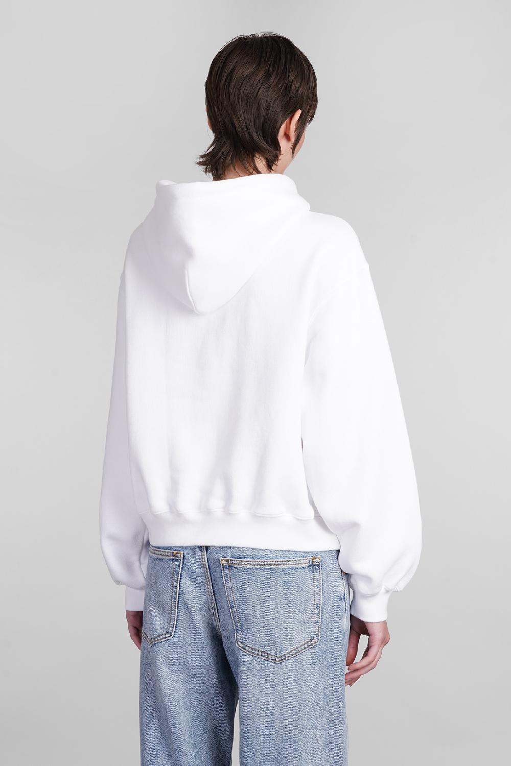 Deliberti Alexander Wang Felpa in cotone bianco cod. 401753 - Deliberti The Luxury Shopping Economico