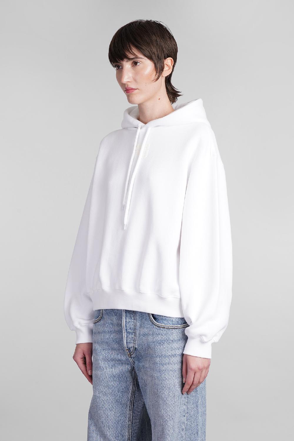 Deliberti Alexander Wang Felpa in cotone bianco cod. 401753 - Deliberti The Luxury Shopping Economico