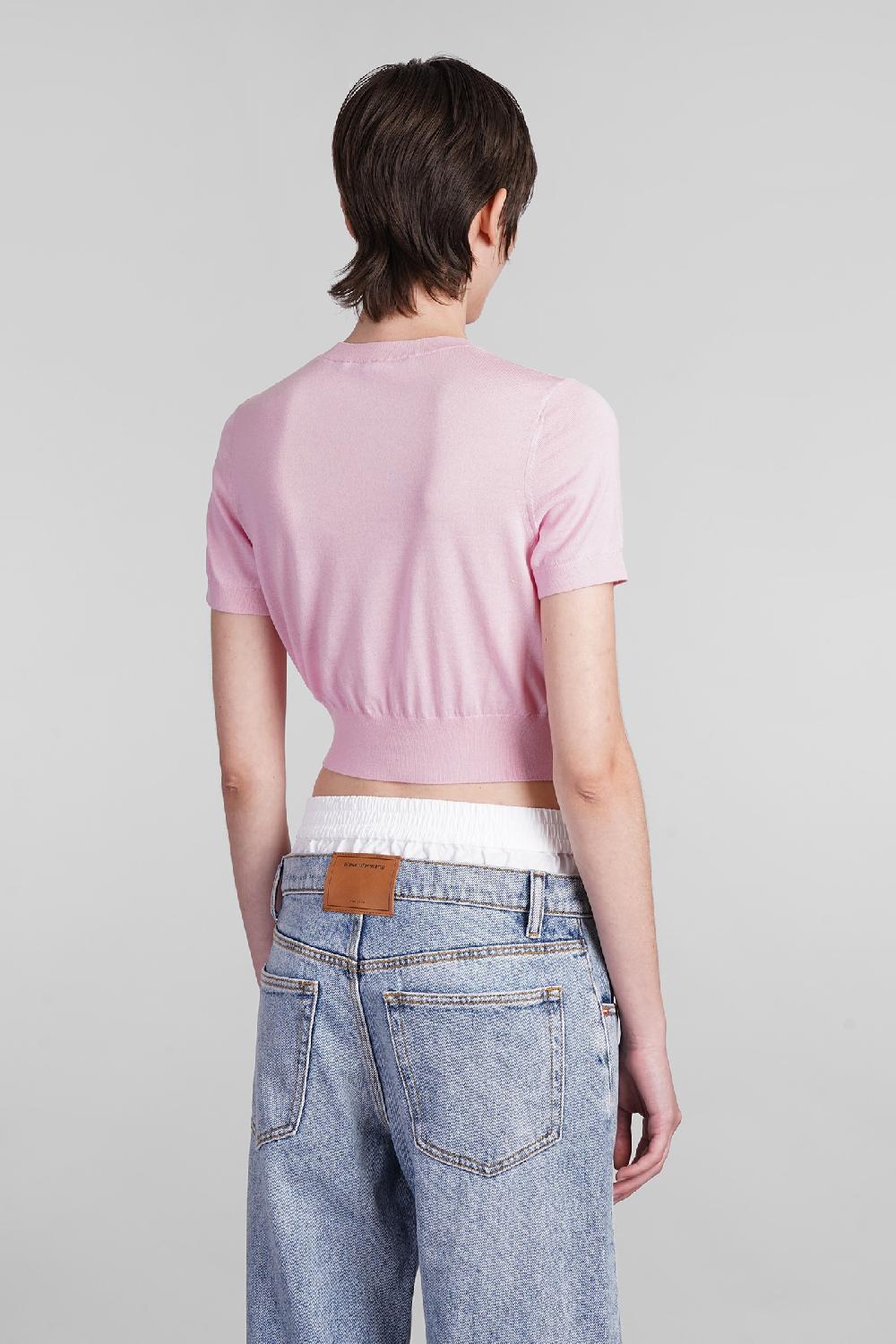 Deliberti Alexander Wang Topwear in lana rosa cod. 401759 - Deliberti The Luxury Shopping Outlet