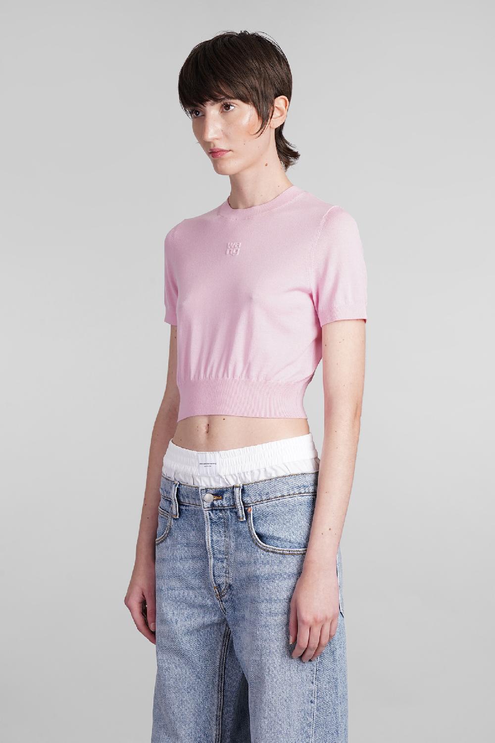 Deliberti Alexander Wang Topwear in lana rosa cod. 401759 - Deliberti The Luxury Shopping Outlet