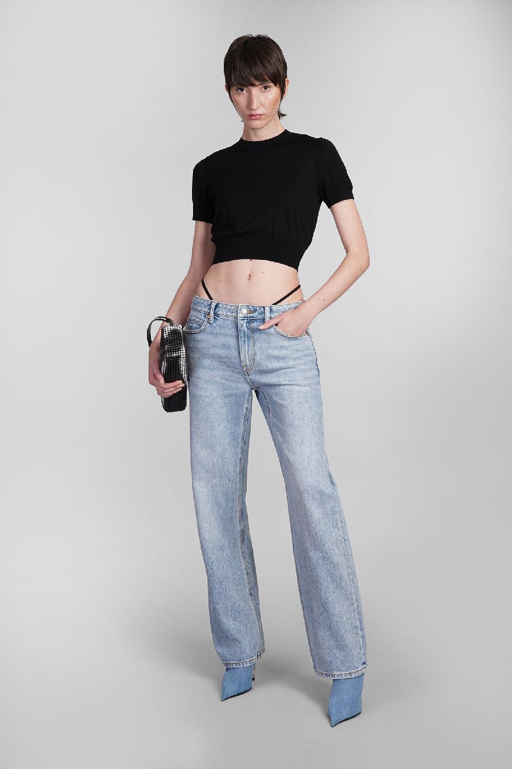 Deliberti Alexander Wang Jeans in cotone blu cod. 401873 - Deliberti The Luxury Shopping Prezzo Ridotto