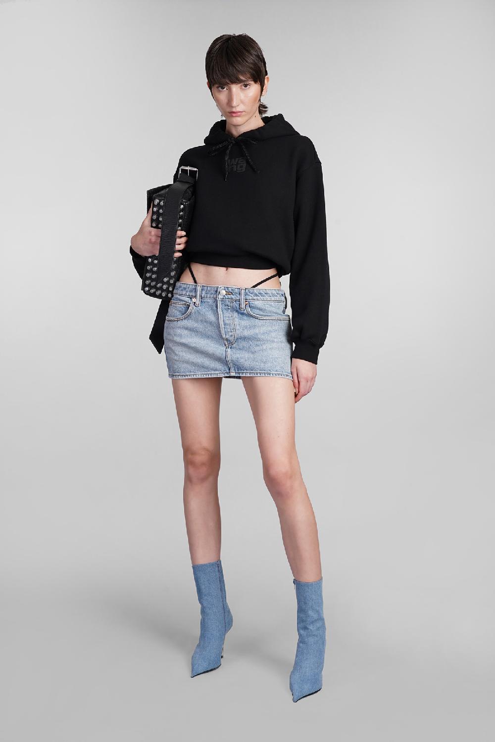 Deliberti Alexander Wang Gonna in cotone blu cod. 401874 - Deliberti The Luxury Shopping Hotsell