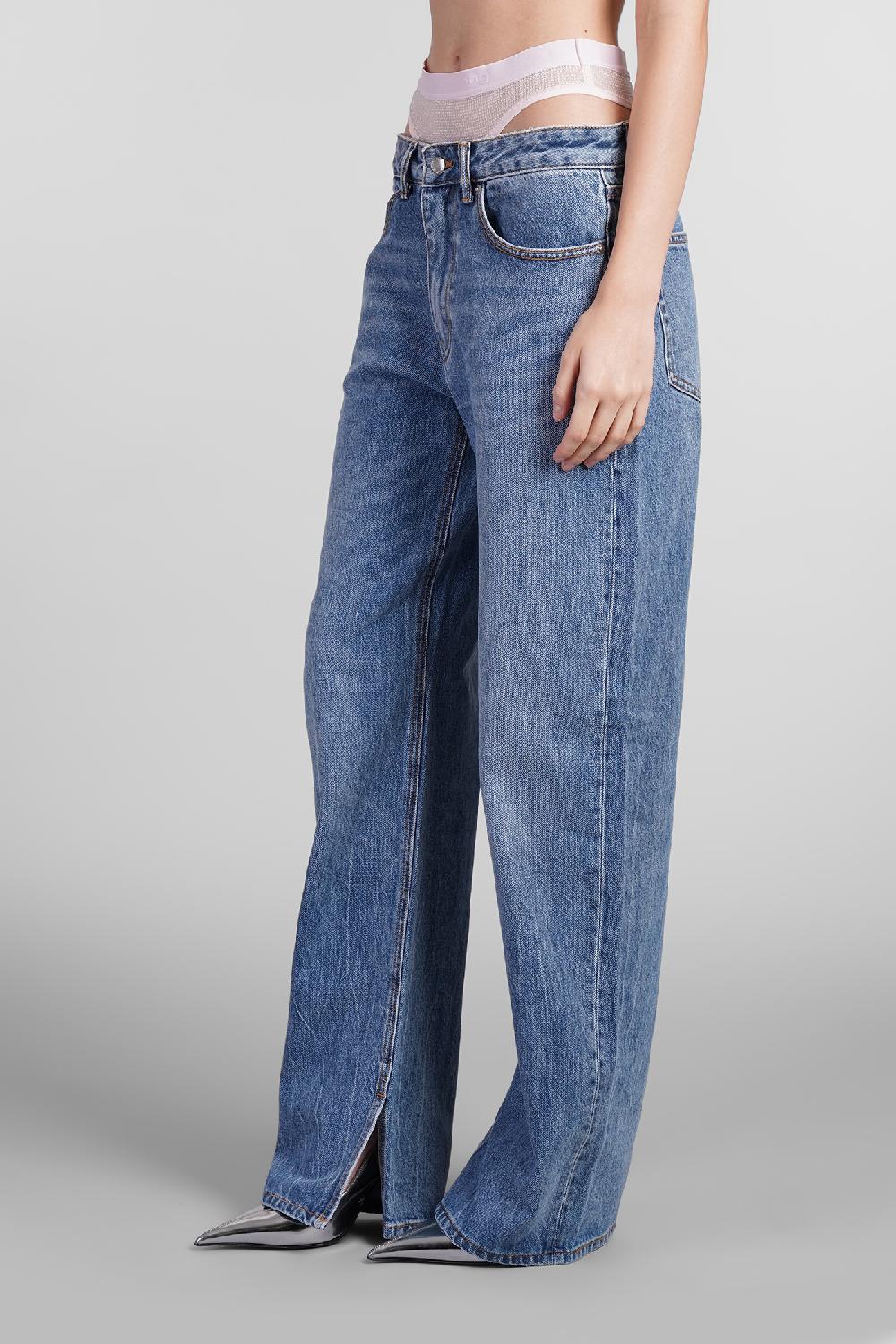 Deliberti Alexander Wang Jeans in cotone blu cod. 408655 - Deliberti The Luxury Shopping Vendita Calda