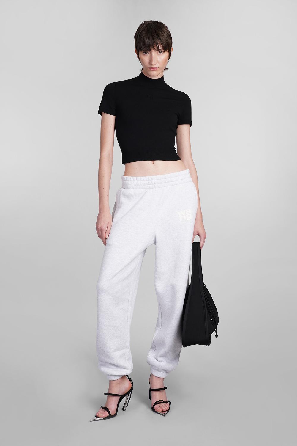Deliberti Alexander Wang Pantalone in cotone grigio cod. 401757 - Deliberti The Luxury Shopping Vendita Economica