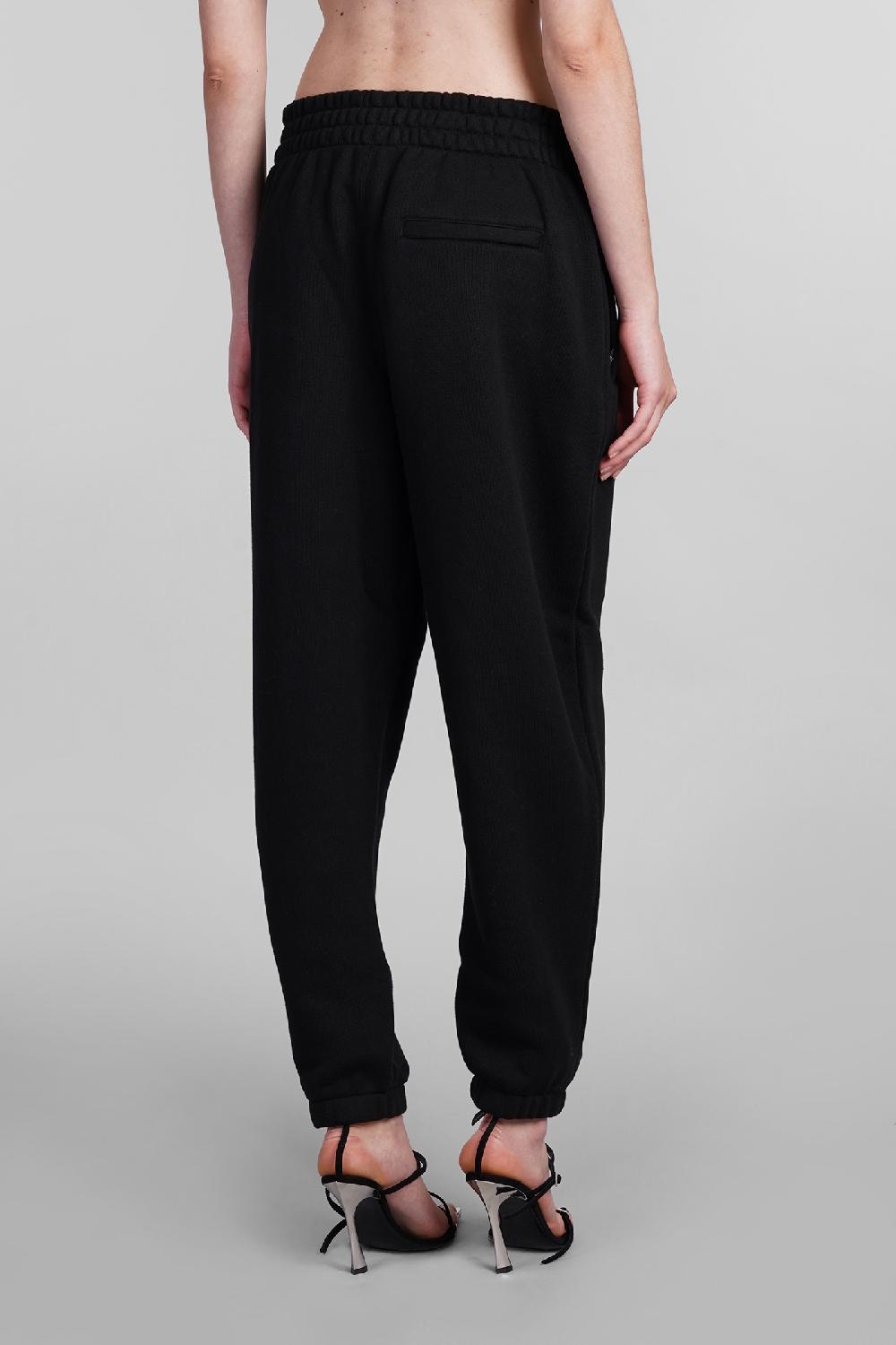 Deliberti Alexander Wang Pantalone in cotone nero cod. 401756 - Deliberti The Luxury Shopping In Saldo
