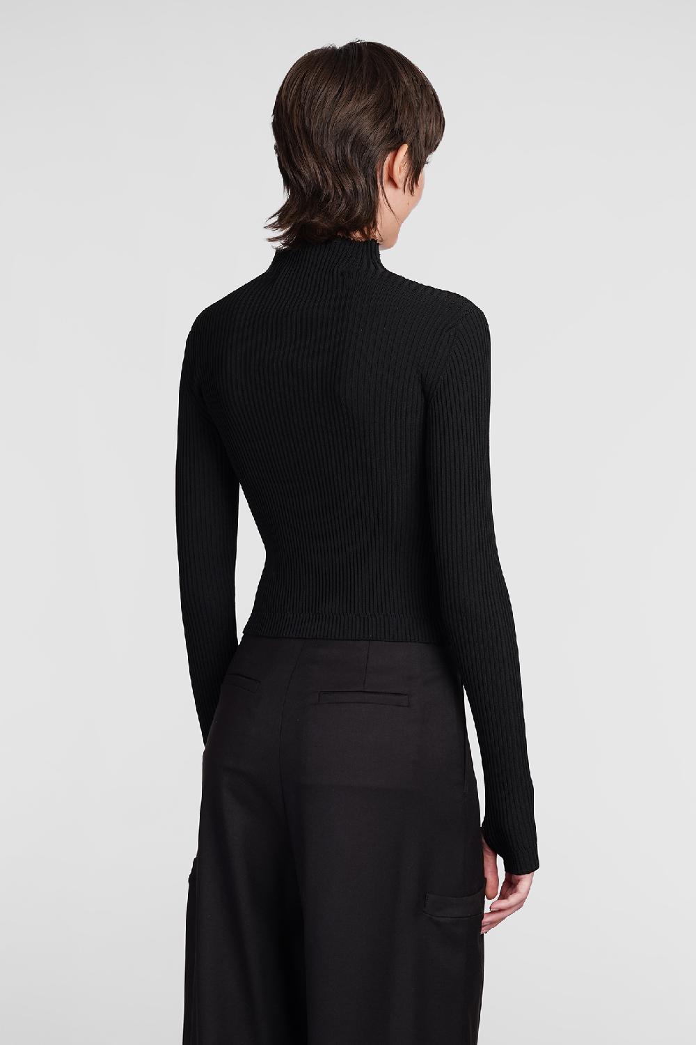 Deliberti Andreadamo Cardigan in lana nera cod. 406586 - Deliberti The Luxury Shopping 2025