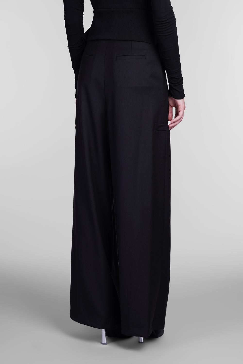 Deliberti Andreadamo Pantalone in poliestere nero cod. 405561 - Deliberti The Luxury Shopping Italy