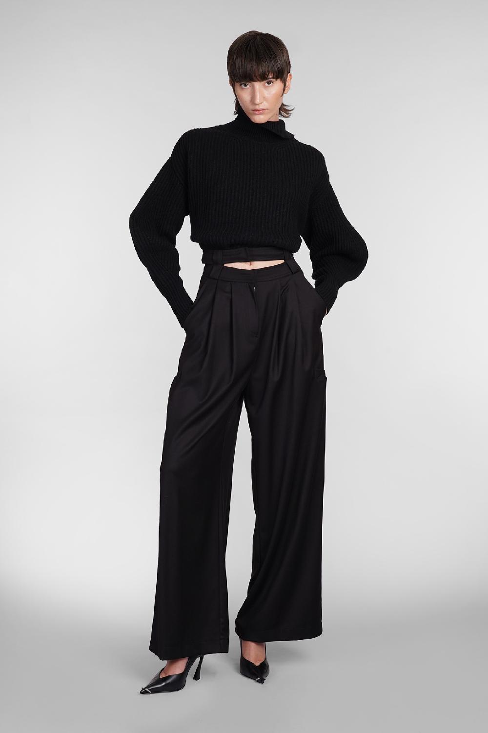 Deliberti Andreadamo Maglia in lana nera cod. 406587 - Deliberti The Luxury Shopping In Linea
