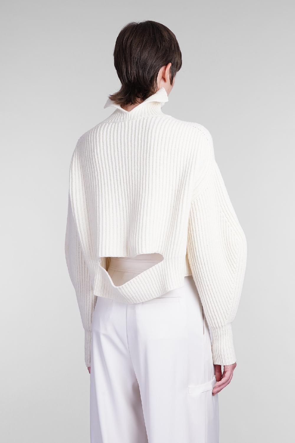Deliberti Andreadamo Maglia in lana beige cod. 404407 - Deliberti The Luxury Shopping Negozio