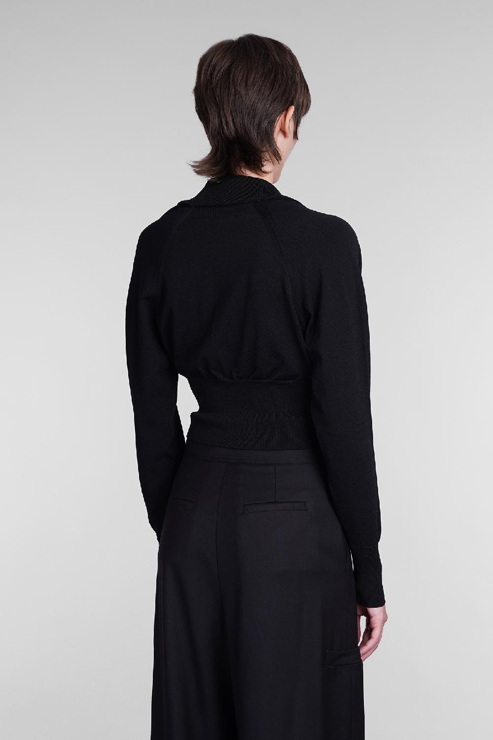 Deliberti Andreadamo Topwear in viscosa nera cod. 404408 - Deliberti The Luxury Shopping Spedizione Gratuita