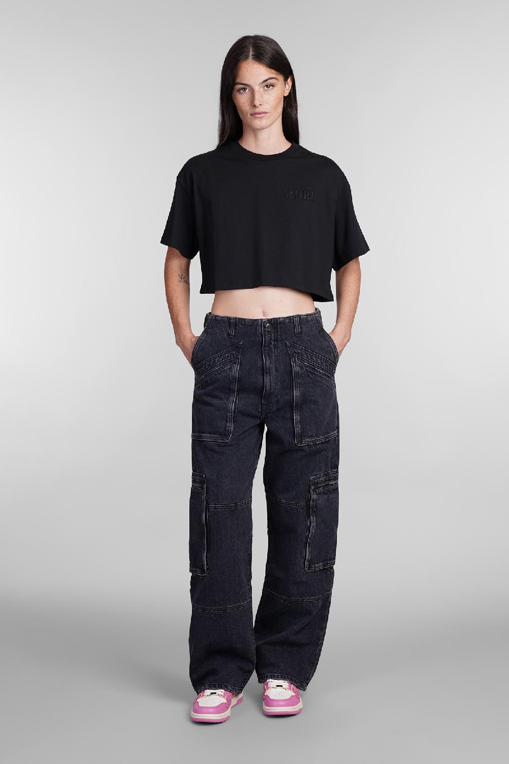 Deliberti Amiri T-shirt in cotone nero cod. 401272 - Deliberti The Luxury Shopping Soddisfazione Garantita