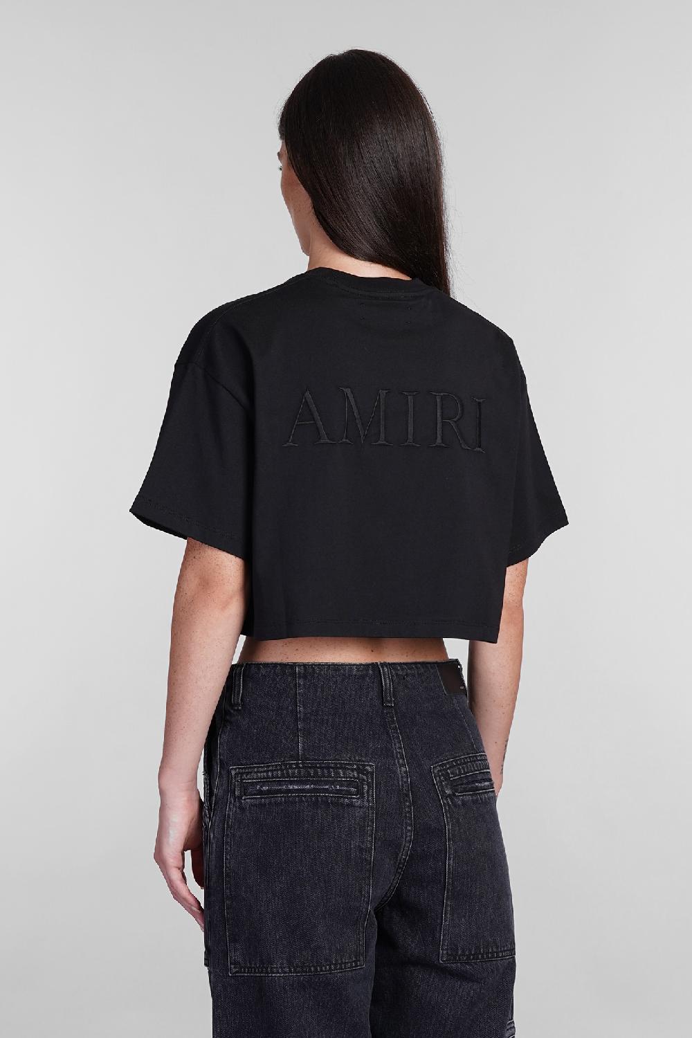 Deliberti Amiri T-shirt in cotone nero cod. 401272 - Deliberti The Luxury Shopping Soddisfazione Garantita