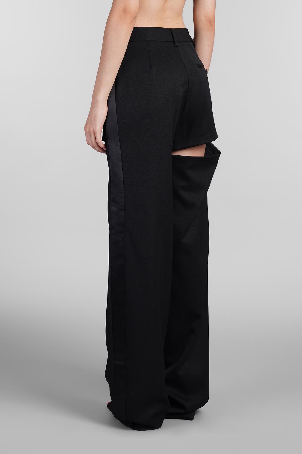 Deliberti Area Pantalone in lana nera cod. 406962 - Deliberti The Luxury Shopping Prezzo Ridotto