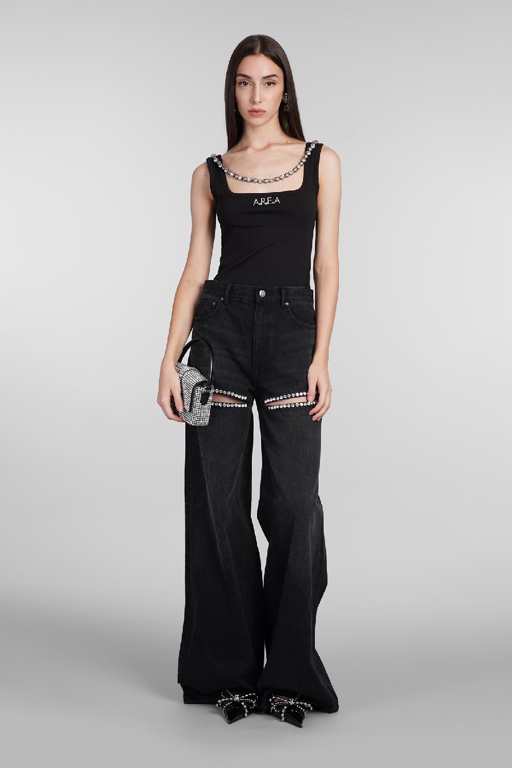 Deliberti Area Jeans in denim nero cod. 406954 - Deliberti The Luxury Shopping Presa