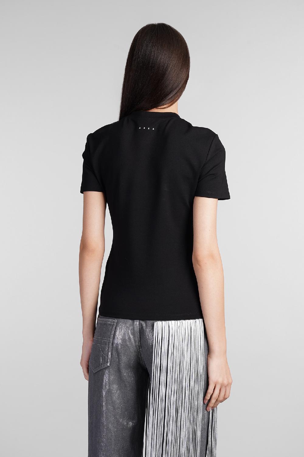 Deliberti Area T-shirt in viscosa nera cod. 409260 - Deliberti The Luxury Shopping Offerta