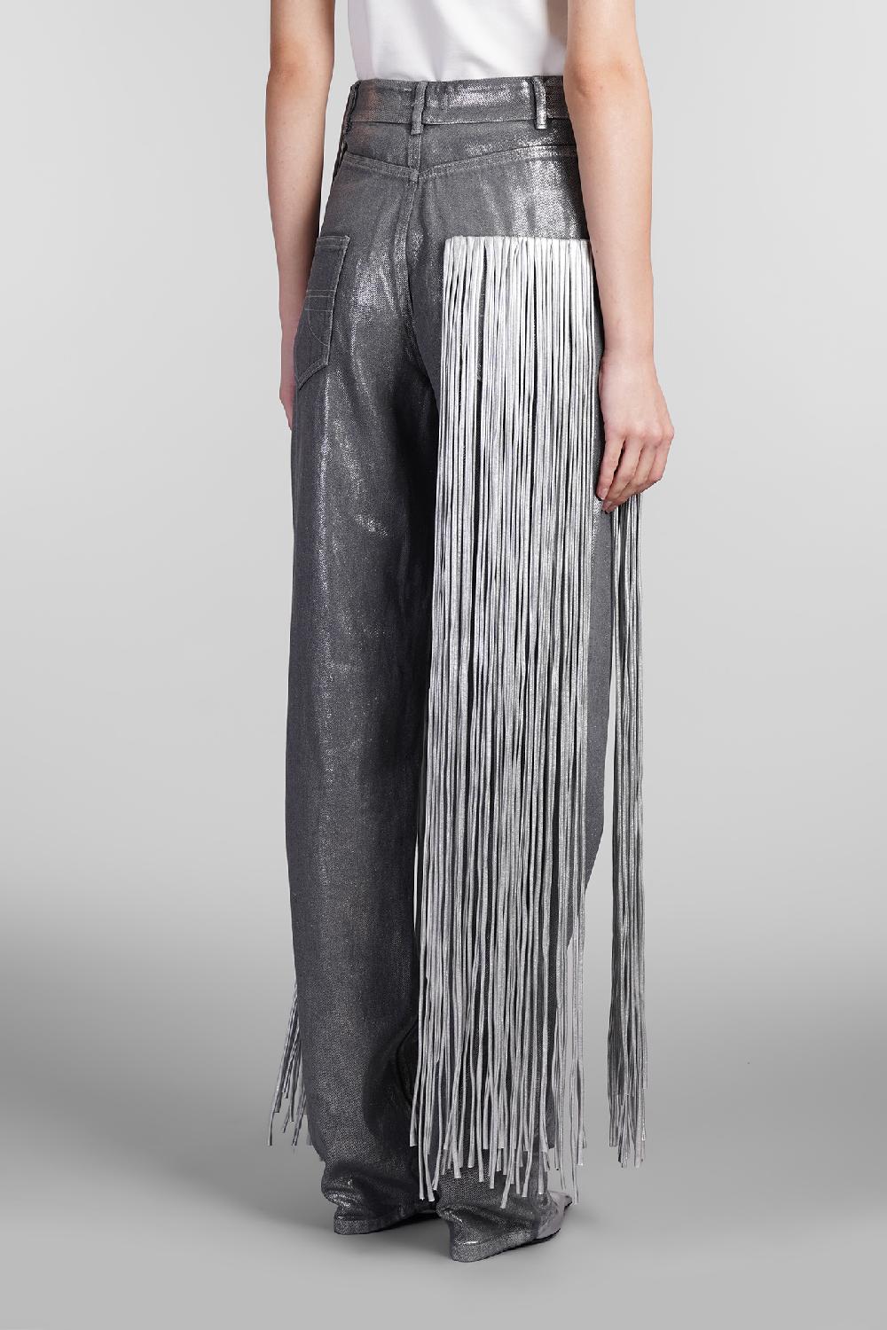 Deliberti Area Jeans in cotone argento cod. 409267 - Deliberti The Luxury Shopping Online