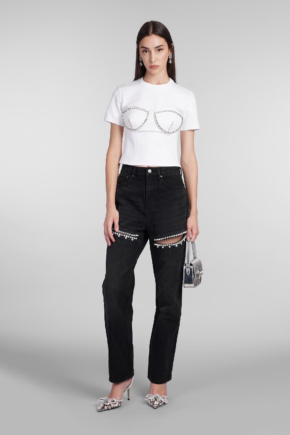 Deliberti Area T-shirt in rayon bianco cod. 406955 - Deliberti The Luxury Shopping Outlet