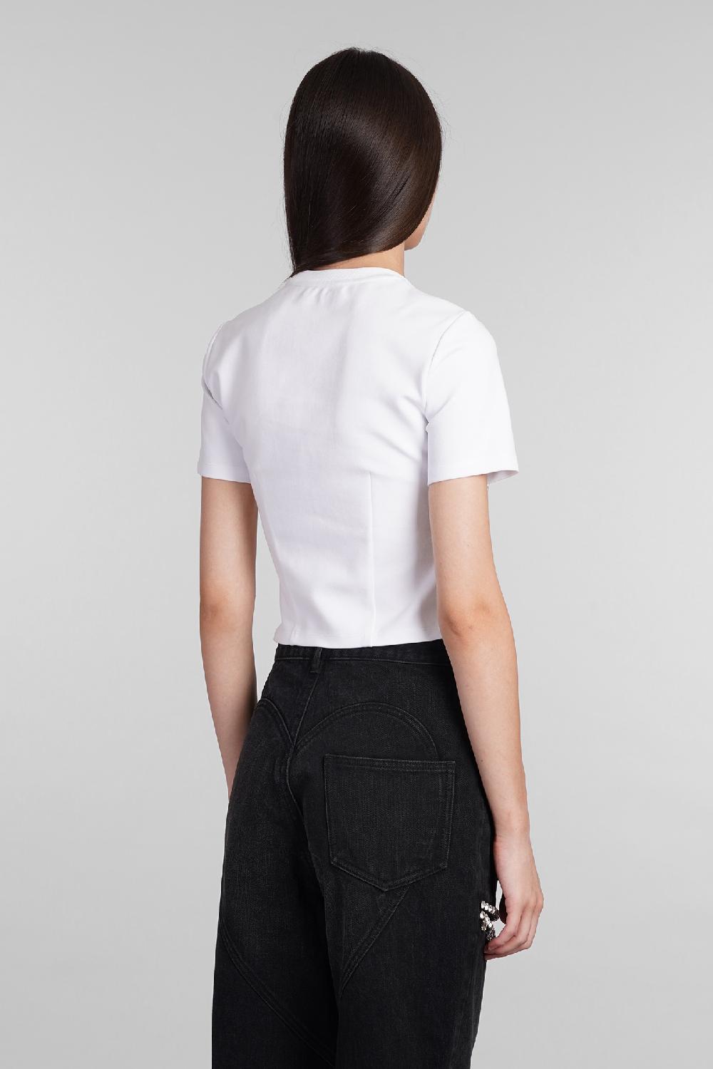 Deliberti Area T-shirt in rayon bianco cod. 406955 - Deliberti The Luxury Shopping Outlet