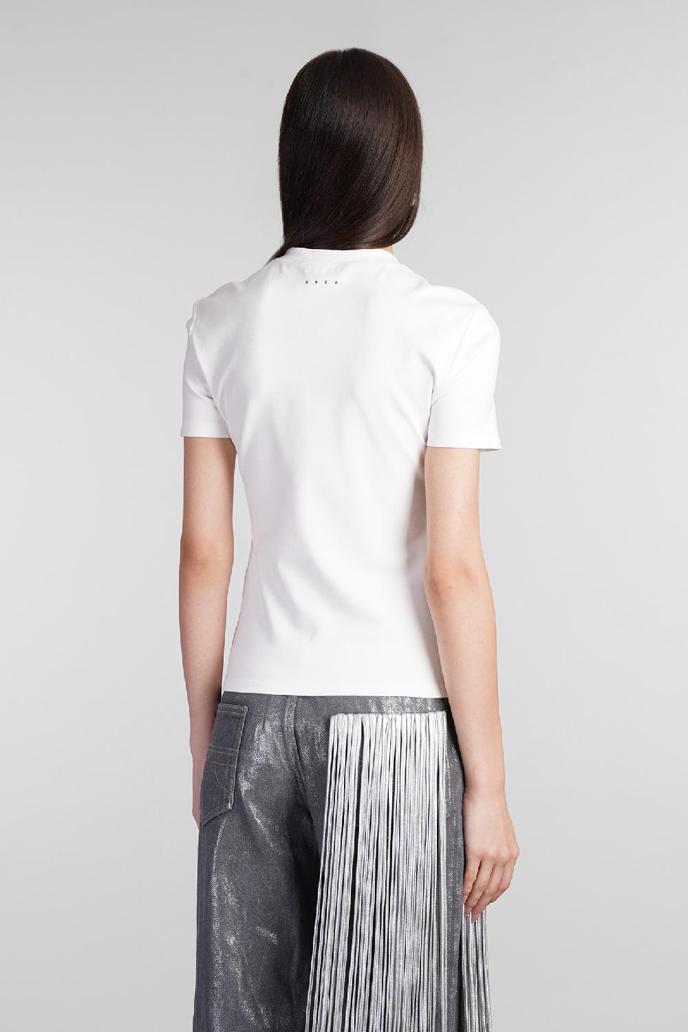 Deliberti Area T-shirt in viscosa bianca cod. 409261 - Deliberti The Luxury Shopping In Vendita