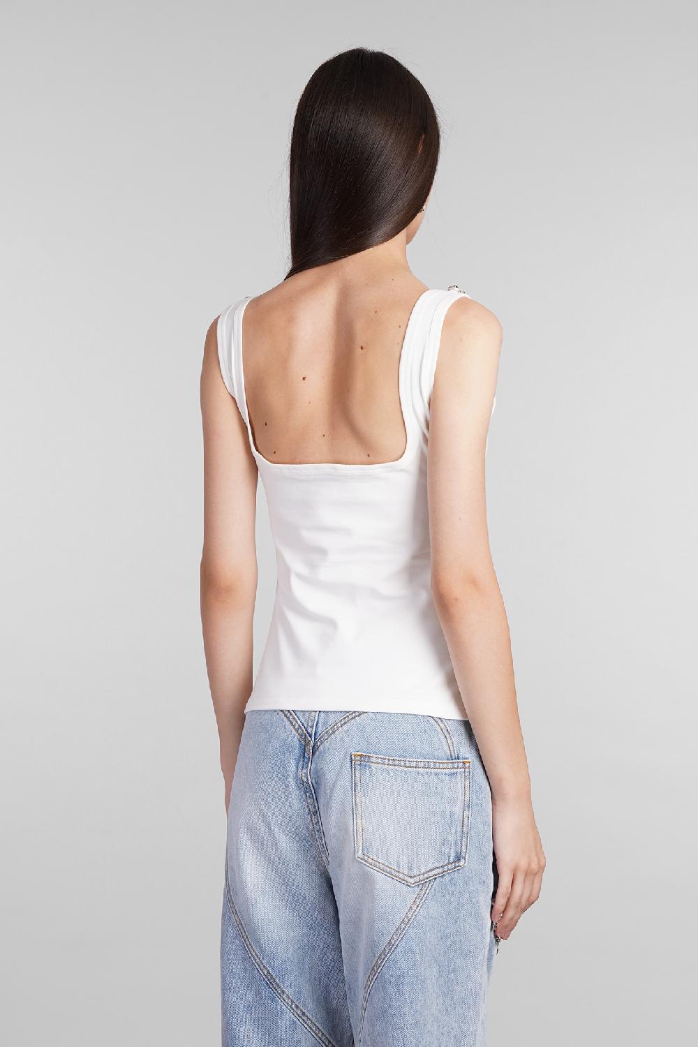 Deliberti Area Topwear in cotone bianco cod. 406957 - Deliberti The Luxury Shopping Saldi
