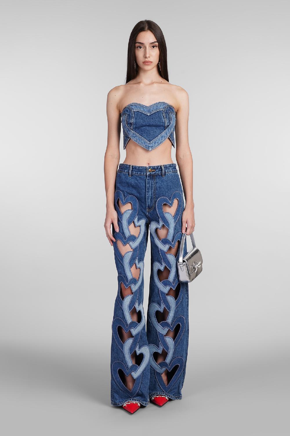 Deliberti Area Jeans in cotone blu cod. 406961 - Deliberti The Luxury Shopping Vendita Economica