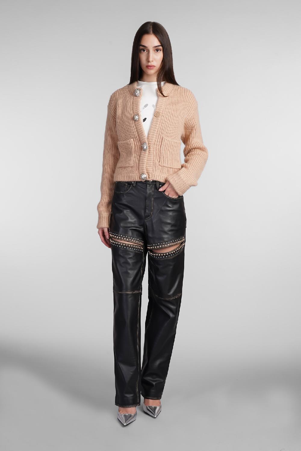 Deliberti Area Cardigan in acrilico beige cod. 409263 - Deliberti The Luxury Shopping Grandi sconti