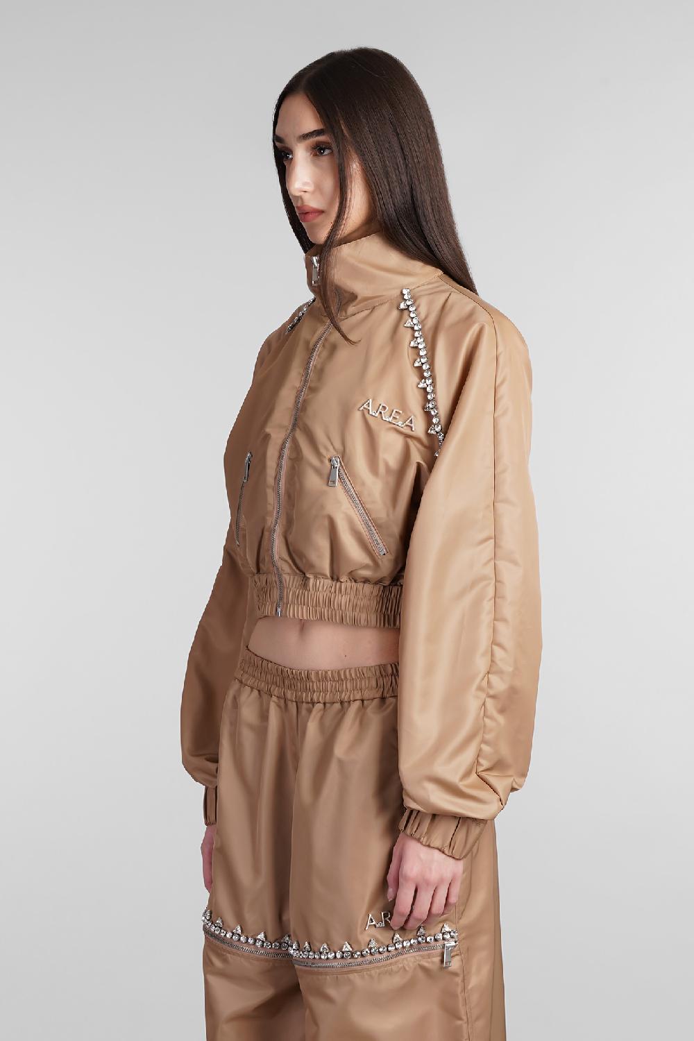 Deliberti Area Giacca casual in nylon beige cod. 409265 - Deliberti The Luxury Shopping Moda