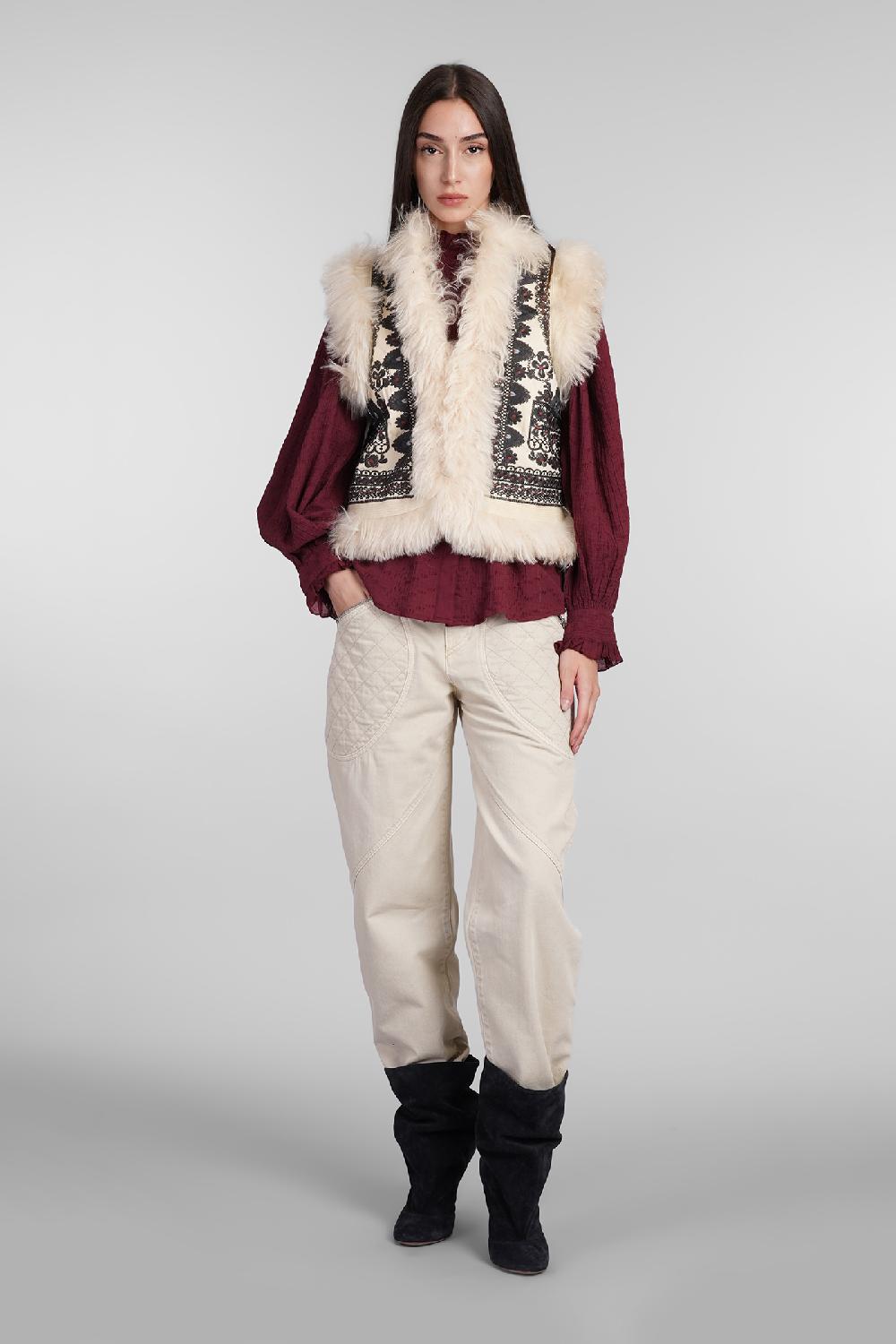 Deliberti Antik Batik Gilet sandor in cotone beige cod. 406697 - Deliberti The Luxury Shopping Comprane uno, ottenene uno gratis