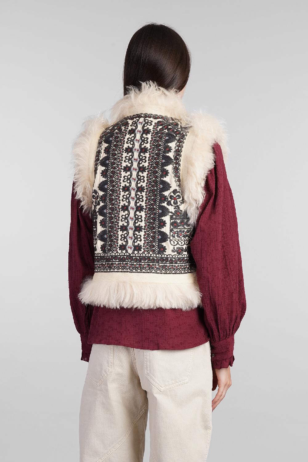 Deliberti Antik Batik Gilet sandor in cotone beige cod. 406697 - Deliberti The Luxury Shopping Comprane uno, ottenene uno gratis