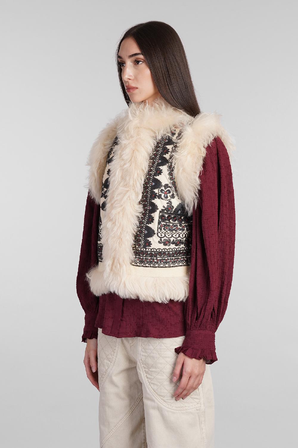 Deliberti Antik Batik Gilet sandor in cotone beige cod. 406697 - Deliberti The Luxury Shopping Comprane uno, ottenene uno gratis