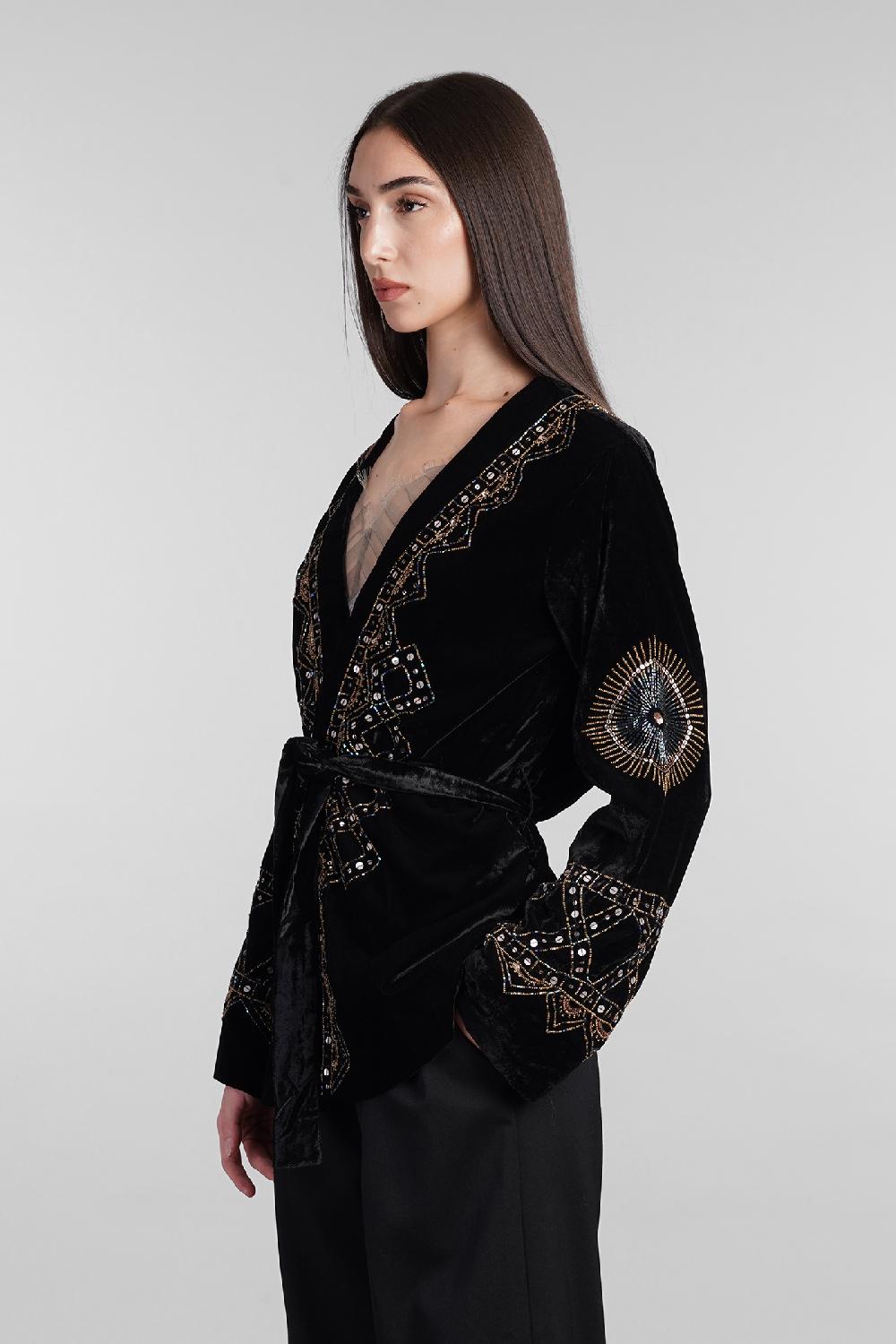 Deliberti Antik Batik Giacca casual illuminati in nylon nero cod. 406694 - Deliberti The Luxury Shopping 2025